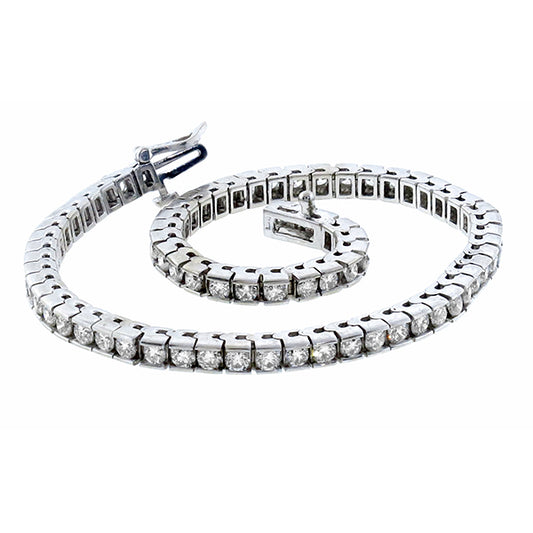 4.50ct Diamond  Gold Tennis Bracelet