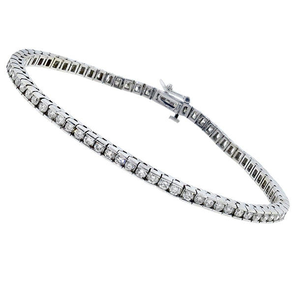 4.50ct Diamond  Gold Tennis Bracelet