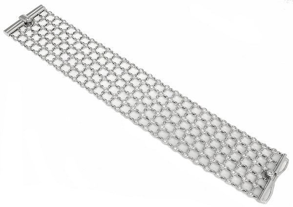 4.90ct Diamond  Gold Italian Bracelet