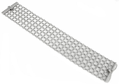 4.90ct Diamond  Gold Italian Bracelet