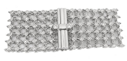 4.90ct Diamond  Gold Italian Bracelet