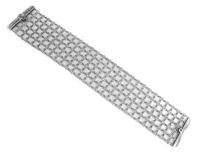 4.90ct Diamond  Gold Italian Bracelet
