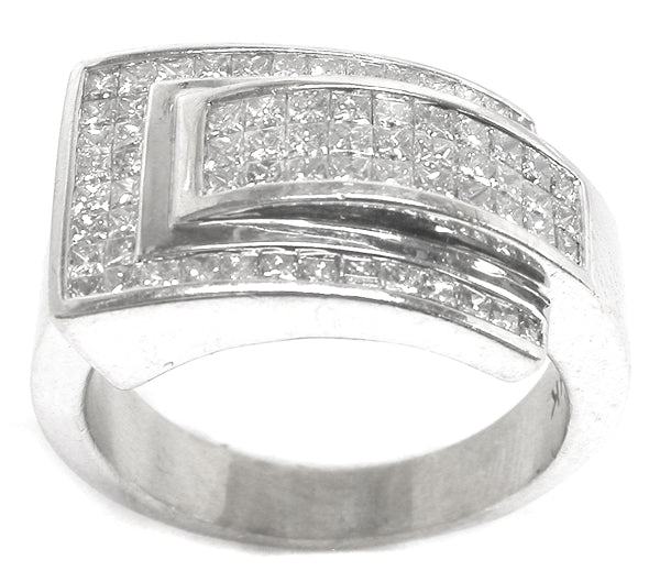 4ct Diamond 14k White Gold Ring
