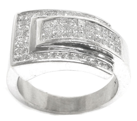 4ct Diamond 14k White Gold Ring