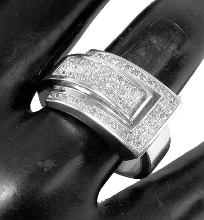 4ct Diamond 14k White Gold Ring