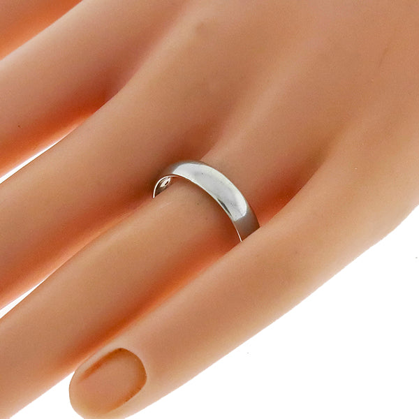 Estate 4mm Comfort Fit Platinum Wedding Band