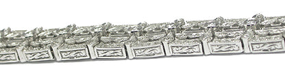 5.50ct Diamond  Filigree  Bracelet