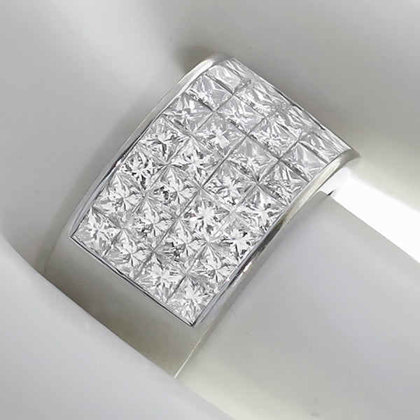 5.92ct Diamond Gold Ring and Earrings Set