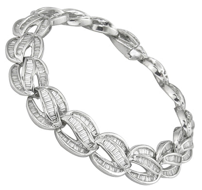 7.00ct Diamond 14k Gold Bracelet