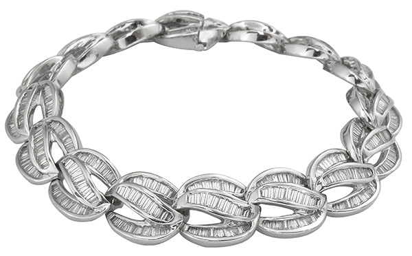 7.00ct Diamond 14k Gold Bracelet