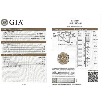 Art Deco Style GIA 1.06ct Diamond Ruby Gold Engagement Ring