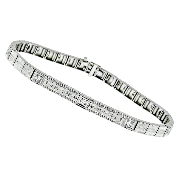 Antique 0.25ct Diamond  Bracelet