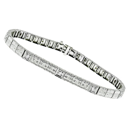 Antique 0.25ct Diamond  Bracelet