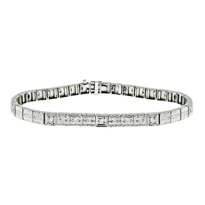 Antique 0.25ct Diamond  Bracelet