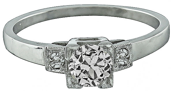 Antique 0.35ct Diamond Engagement Ring