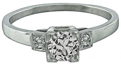 Antique 0.35ct Diamond Engagement Ring