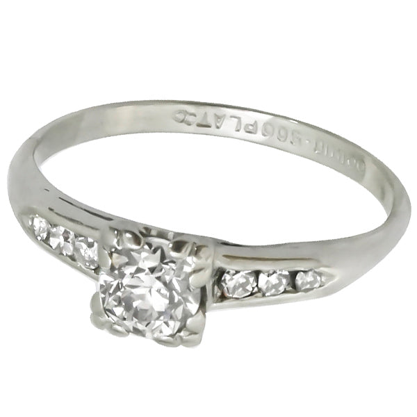 Antique 0.40ct Diamond Engagement Ring