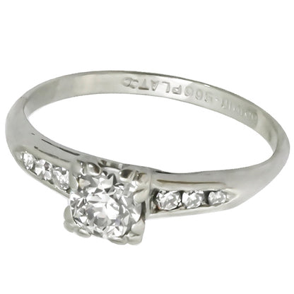 Antique 0.40ct Diamond Engagement Ring