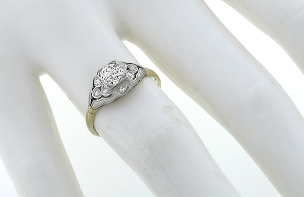 Antique 0.50ct Diamond Engagement Ring