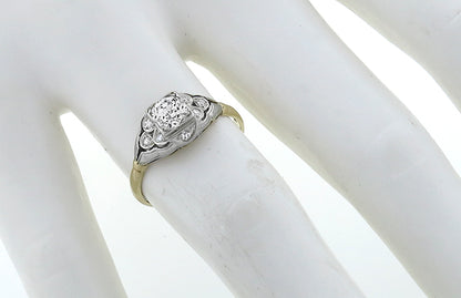 Antique 0.50ct Diamond Engagement Ring