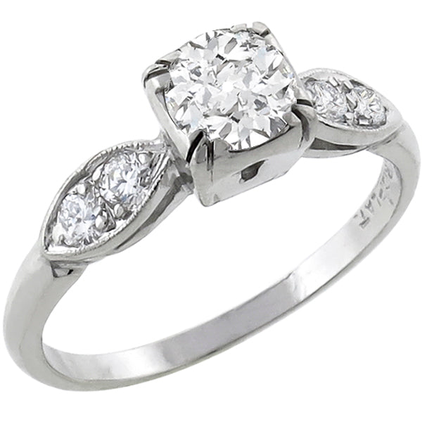 Antique 0.50ct Diamond Engagement Ring