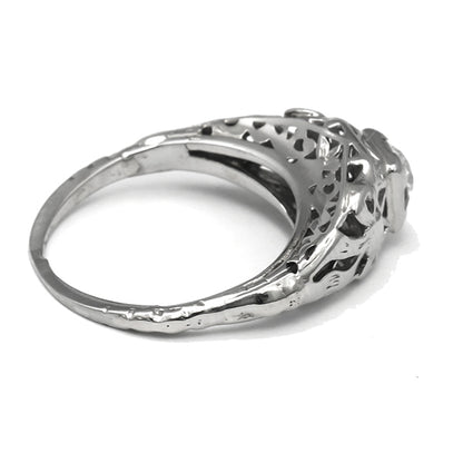 Antique 0.50ct Diamond Gold  Engagement Ring