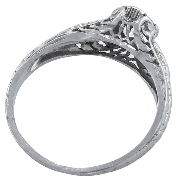 Antique 0.55ct Diamond Engagement Ring