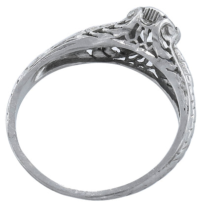 Antique 0.55ct Diamond Engagement Ring