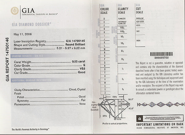 Antique 0.55ct Diamond Engagement Ring