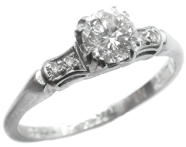 Antique 0.60ct Diamond Engagement Ring