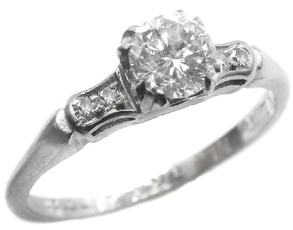 Antique 0.60ct Diamond Engagement Ring