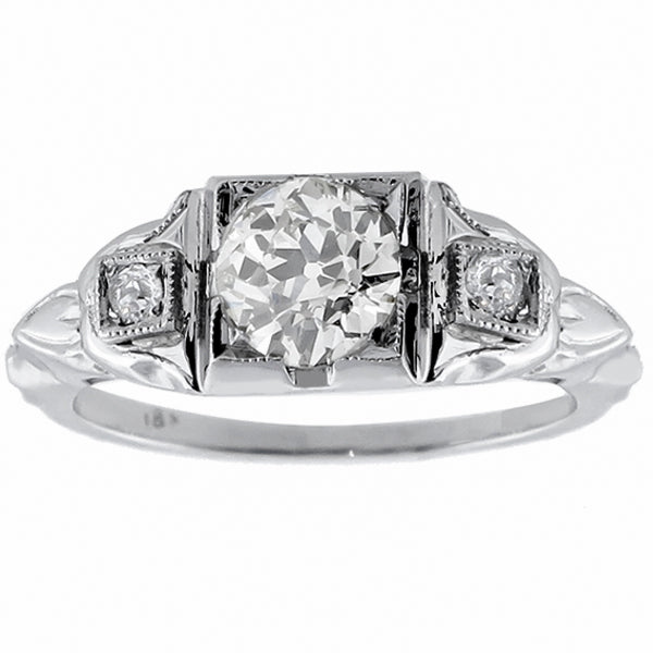 Antique 0.60ct Diamond Engagement Ring