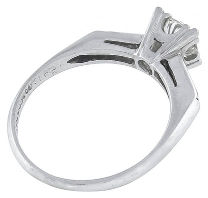 Antique 0.60ct Diamond Engagement Ring