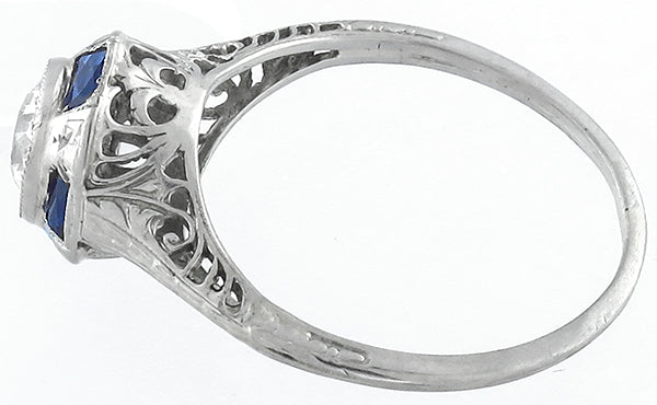 Antique 0.63ct Diamond Engagement Ring