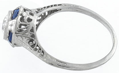 Antique 0.63ct Diamond Engagement Ring