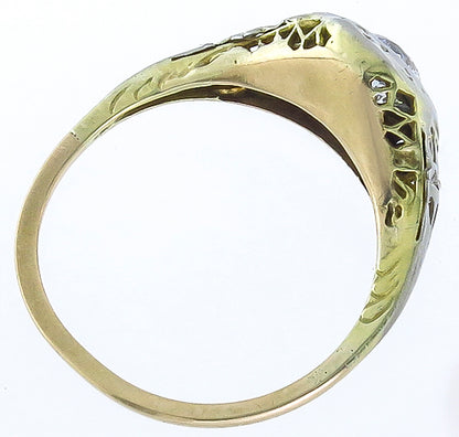 Antique  0.67ct Diamond Engagement Ring