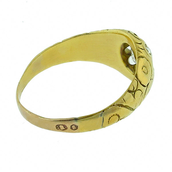 Antique 0.70ct Diamond Gold Ring