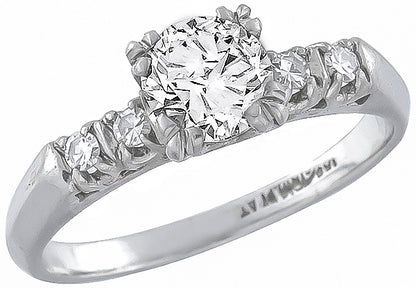 Antique 0.72ct Diamond Engagement Ring