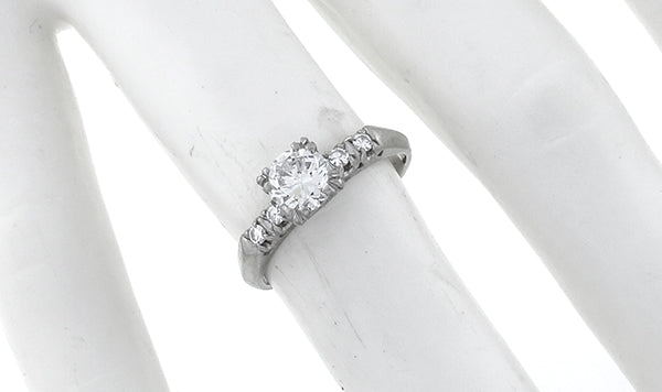 Antique 0.72ct Diamond Engagement Ring