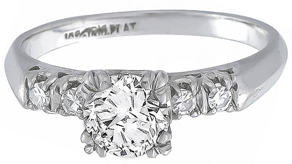 Antique 0.72ct Diamond Engagement Ring