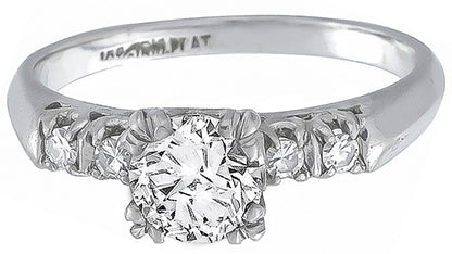 Antique 0.72ct Diamond Engagement Ring