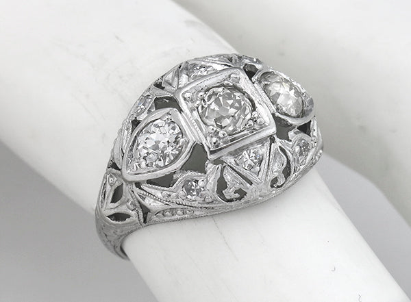 Antique 0.75ct Diamond Engagement Ring