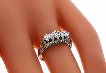 Antique 0.75ct Diamond Ring