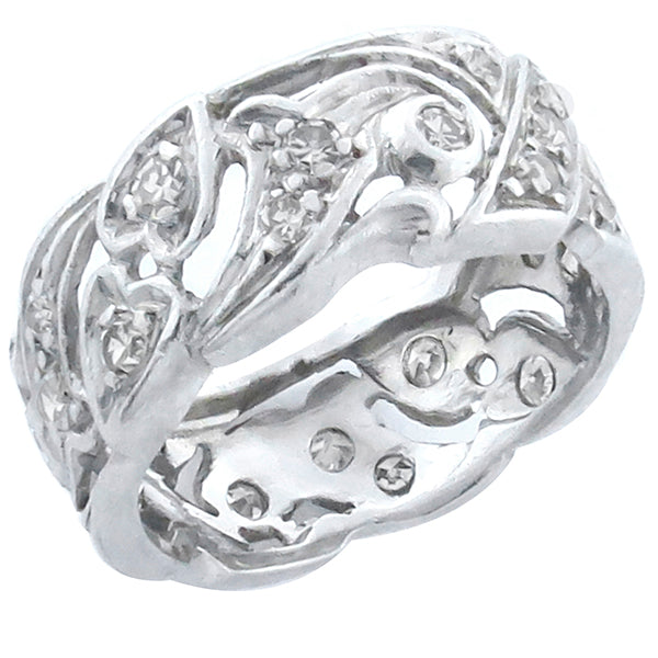 Antique 0.75ct Diamond Wedding Band