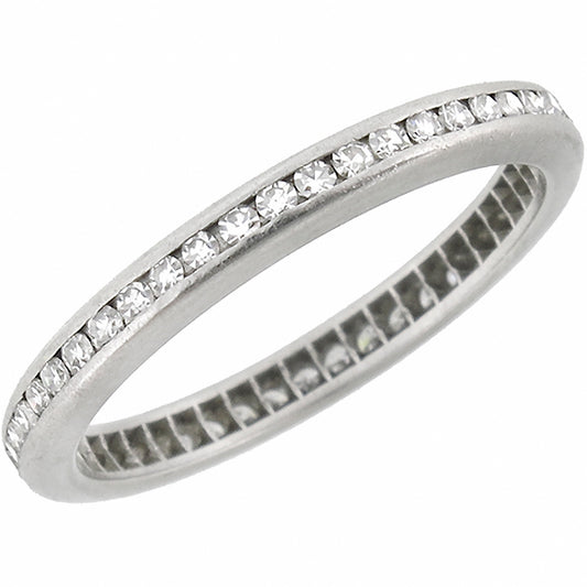 Antique 0.80ct Diamond Eternity Wedding Band