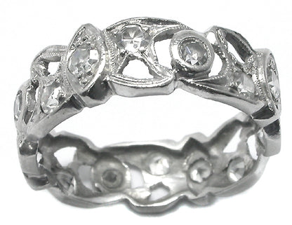 Antique 0.80ct Diamond Wedding Band