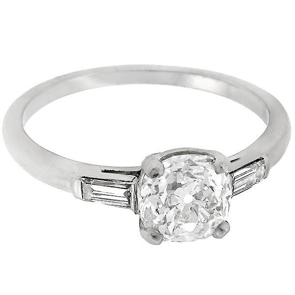 Antique 0.91ct Diamond Engagement Ring