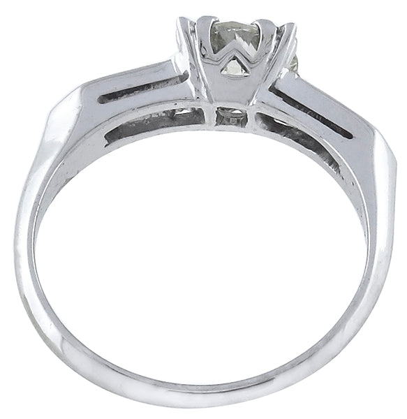 Antique 0.95ct Diamond Engagement Ring