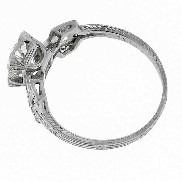 Antique 1.00ct Diamond Engagement Ring