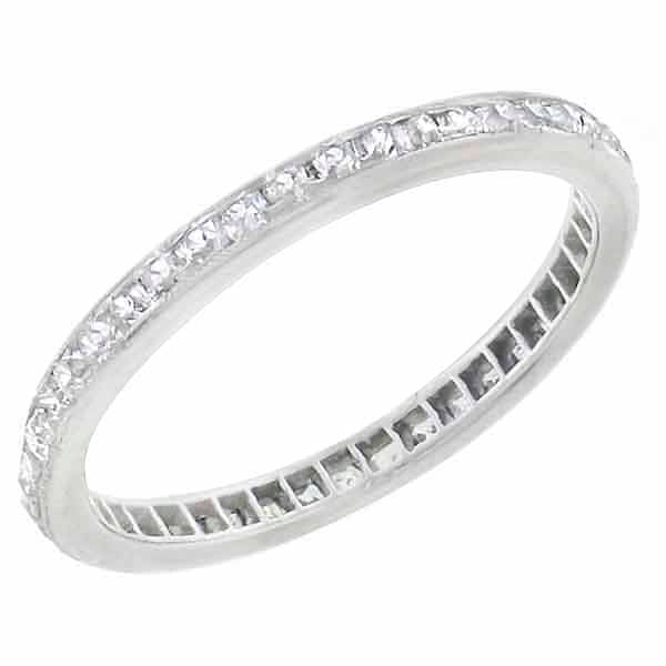 Antique 1.00ct Diamond Eternity Wedding Band